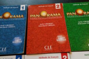 Książki + ćwiczenia do nauki francuskiego – PANOROMA 1-3