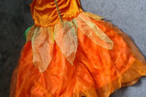 Sukienka przebranie DYNIA halloween 128-140